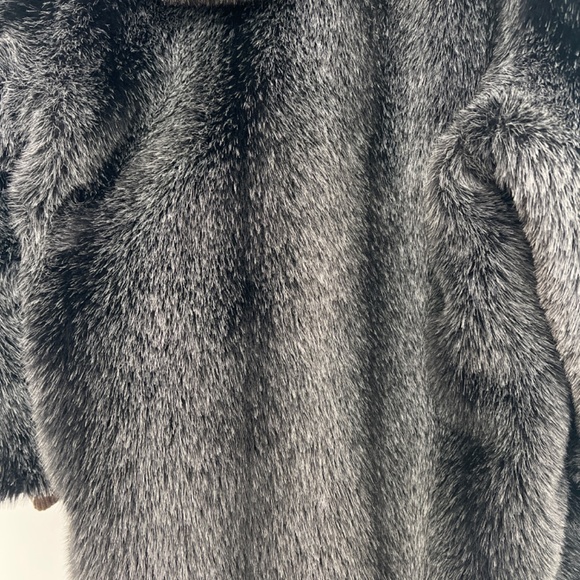 Cozy warm mid-length 2-way hooded jacket - Picture 3 of 10